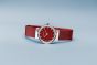 Bering Ladies Classic Watch -  Polished Silver and Red - 10126-303