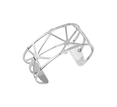 Les Georgettes Solaire 25mm Silver Finish Bangle