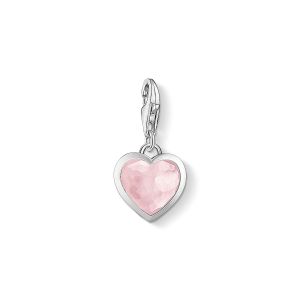 Thomas Sabo Charm Pendant - Pink Heart 1361-034-9