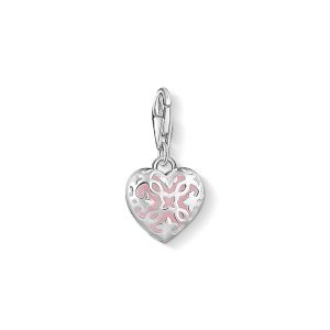 Thomas Sabo Charm Pendant - Pink Heart 1361-034-9