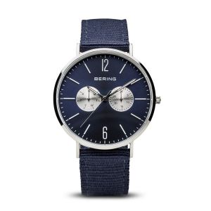 Bering Mens 'Classic' Polished Silver Watch