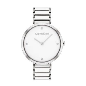 Calvin Klein Minimalistic T Bar Watch - Silver