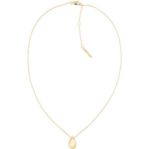 Calvin Klein Sculptured Drops Necklace - Gold Plated