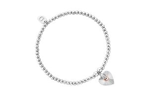 Clogau Silver Cariad Horizon Heart Bracelet 3SAFF0152