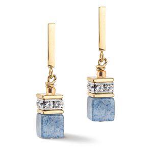 Coeur De Lion GeoCUBE Earrings - Iconic Precious Light Blue 4605210720