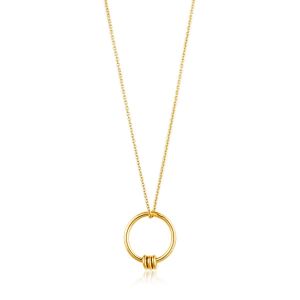 Ania Haie Modern Circle Necklace - Gold