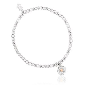 Clogau Daisy Affinity Bead Bracelet 3SBB44-S