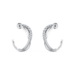 Swarovski Twist Hoop Pierced Earrings 5563908