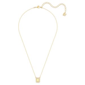 Swarovski Millenia Dancing Crystals Square Necklace - Gold Tone Plated