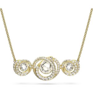 Swarovski Generation Triple Necklace - White with Gold Plating 5636586