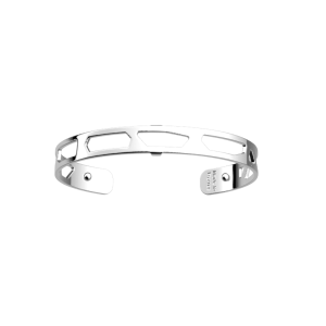 Les Georgettes Girafe 8mm Silver Finish Bangle - Large