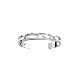 Les Georgettes Girafe 8mm Silver and Zirconia Bangle