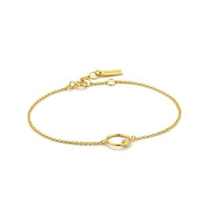 Ania Haie Orbit Chain Circle Bracelet - Gold b001-03g