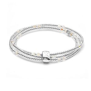 Annie Haak Blissful Swarovski Silver Looped Bracelet