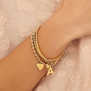 Annie Haak Mini Orchid Gold Charm Bracelet - Fabulous Wife