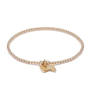 Annie Haak Santeenie Tiny Bee Gold Bracelet B0324-17, B0324-19