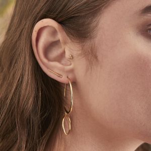 Ania Haie Modern Triple Ball Stud Earrings, Silver E002-01H
