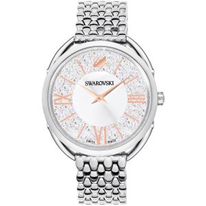 Swarovski Crystalline Glam Watch, Metal Bracelet, White, Silver Tone 5455108