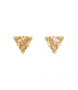 Swarovski Triangle Stud Earrings - Gold-tone plating 5523550
