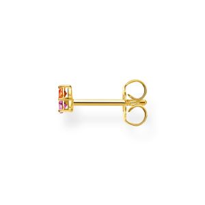 Thomas Sabo Single Earring - Colourful Three Stone in Gold H2138-488-7