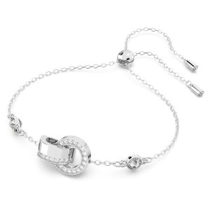 Swarovski Hollow Bracelet - White with Rhodium Plating 5636499