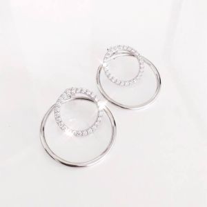 Sif Jakobs Valenza Uno Earrings, Silver SJ-E0307-CZ