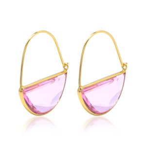 Shyla Imogen Earrings Large - Pink