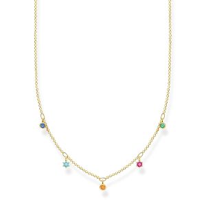 Thomas Sabo Colourful Stones Drop Necklace KE2071-488-7