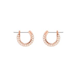 Swarovski Stone Pierced Earrings, Small, Rose Gold Plating 5446008