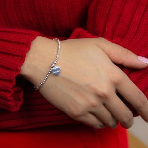Annie Haak Santeenie Silver Charm Bracelet - Love You