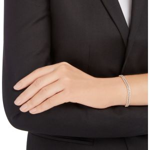 Swarovski Subtle Bracelet, White, Rose Gold Plating 5224182