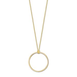 Thomas Sabo Gold Charm Circle Necklace X0252-413-39