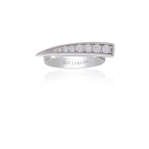 Sif Jakobs Pila Ring with White Zirconia