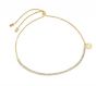 Sif Jakobs Ellera Tennis Bracelet - Gold with White Zirconia