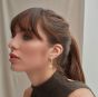 Shyla London Felicity Star Huggie Earrings - Crystal Clear