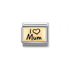 Nomination Composable Classic Gold I Love Mum Charm