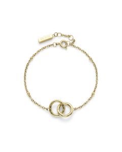 Olivia Burton Amity Interlock Gold Plated Bracelet - 24100315
