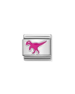 Nomination Classic Pink Enamel Dinosaur Charm 330204/21