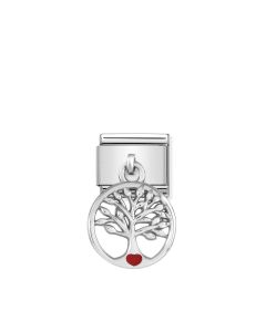 Nomination Classic Silver and Enamel Tree of Life Charm 331805/07