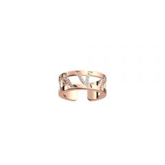 Les Georgettes Perroquet 8mm Ring - Rose Gold and Zirconia 70321304008058