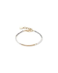 Coeur De Lion Brilliant Square Bracelet - Gold Crystal - 6006301816