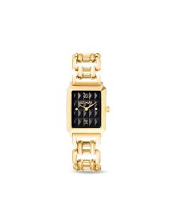 Coeur De Lion Iconic Spikes Black Statement Watch - Gold - 7672741613