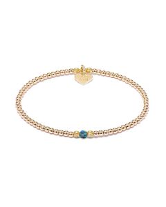 Annie Haak Aster Gold Plated Bracelet - Midnight Blue