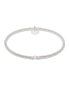 Annie Haak Aster Silver Bracelet Rose Quartz B2198-17