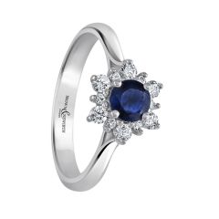 Brown and Newirth 'Aspen' Sapphire and Diamond Ring