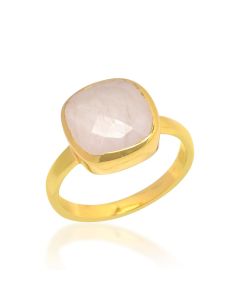 Shyla Celine Ring - Pink Quartz