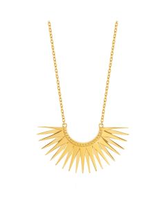 Rachel Jackson Rising Sun Necklace Gold