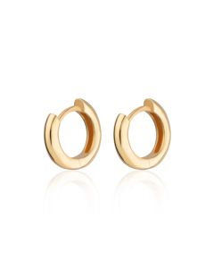 Scream Pretty Huggie Hoop Earrings - Gold