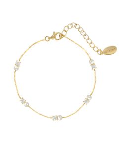 Georgini Noel Nights Snow Drop Bracelet - Gold - IB188G