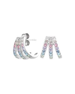 Olivia Burton Rainbow Claw Earrings Silver OBJRBE13